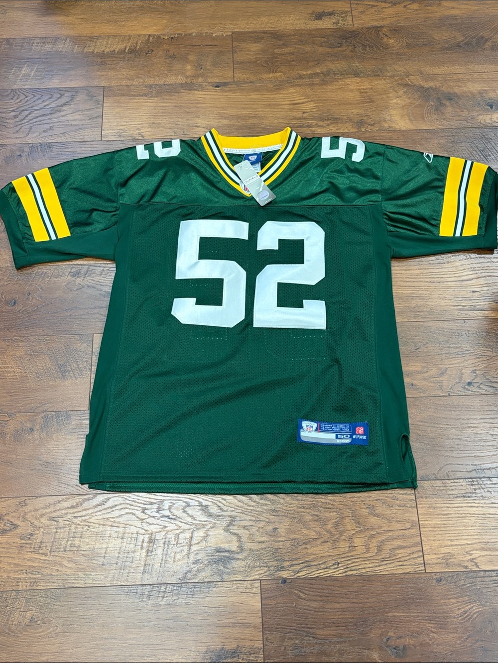 VINTAGE Reebok jersey Green Bay Packers  CLAY MATTHEWS #52 Football NFL Stitched